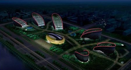 成都市新的行政办公中心效果图 资料图 成都市新的行政办公中心效果图 资料图